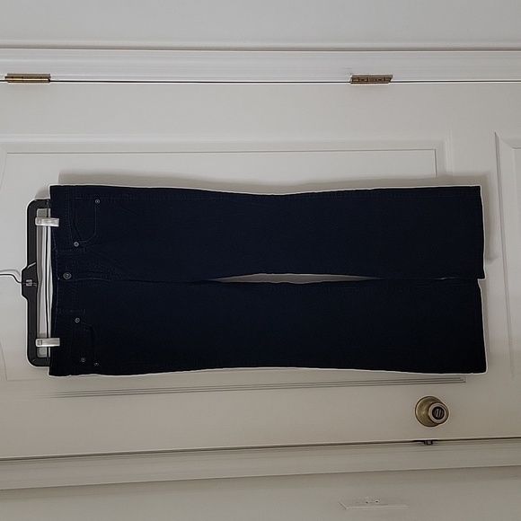 Loft Size 6 P Dark Blue Corduory "Original Boot" Jean Style Pants, Exc Used Cond - Picture 2 of 13